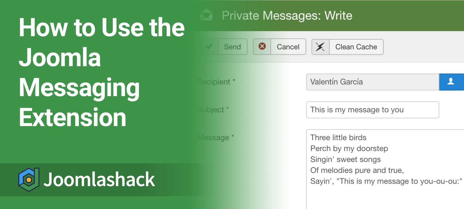 How to Use the Joomla Messaging Extension