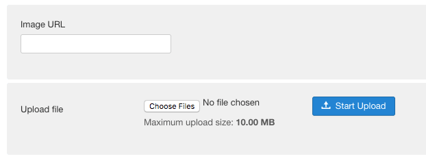 In the pop-up, click Choose Files and upload all the sample images you downloaded