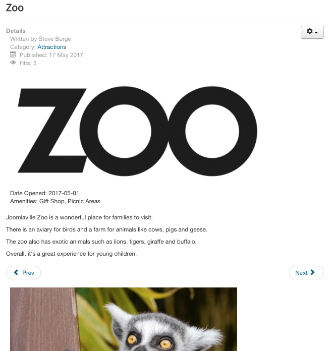 Your Zoo article looks considerably cleaner now