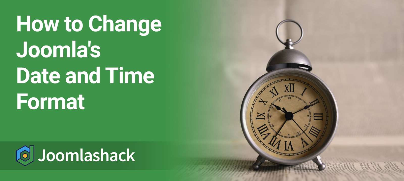 Change Joomla's Date and Time Format