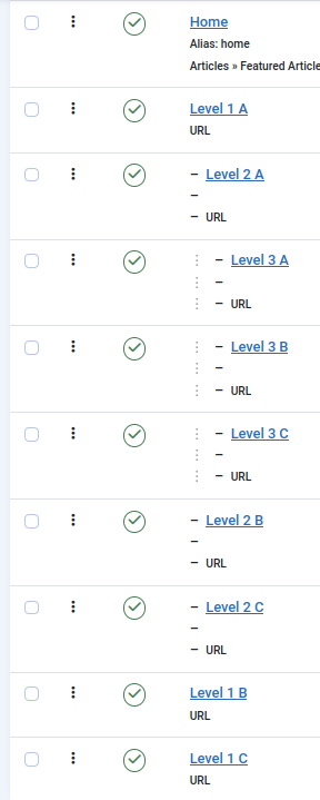 How Do Joomla Menu Levels Work?
