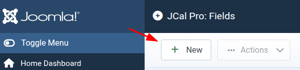 the new button