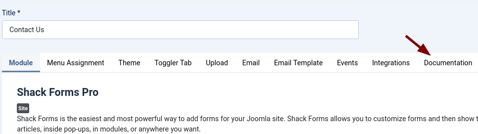 How to Open a Shack Forms Pro Form with a Button