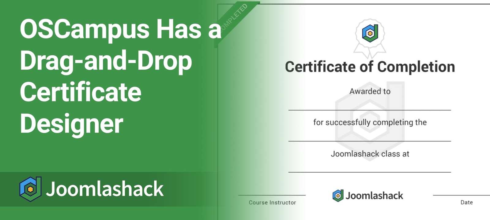 OSCampus Has a New Drag-and-Drop Certificate Designer