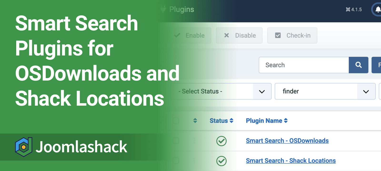 Smart Search Plugins for OSDownloads and Shack Locations