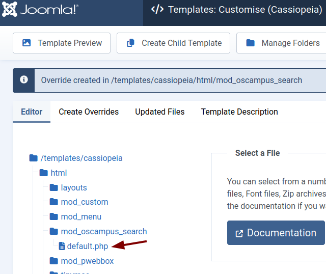  the default.php file link