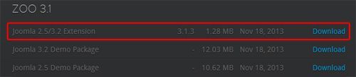 download zoo joomla