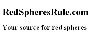 Red Spheres Template