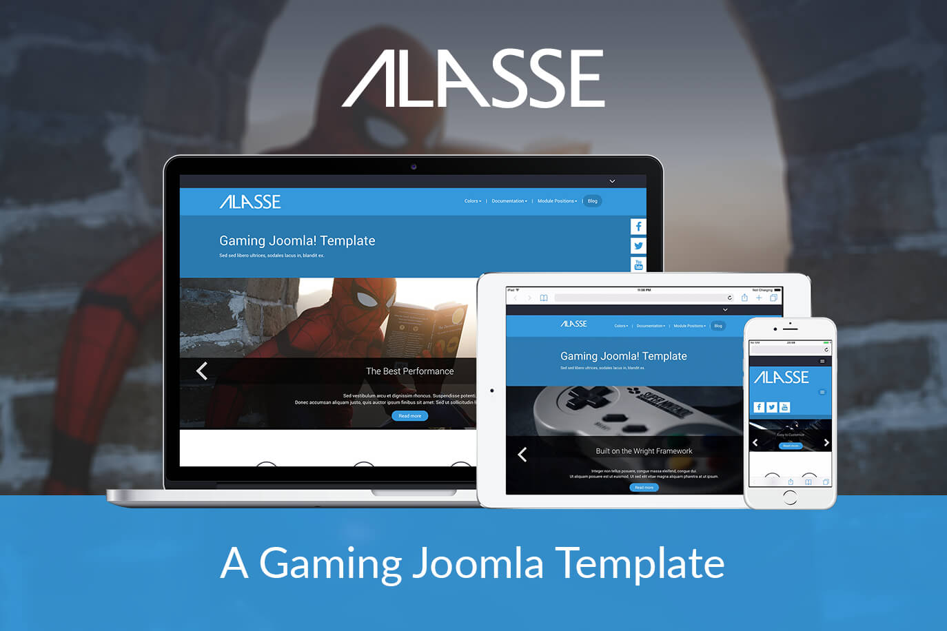 A versatile corporate, business Joomla template - Alasse